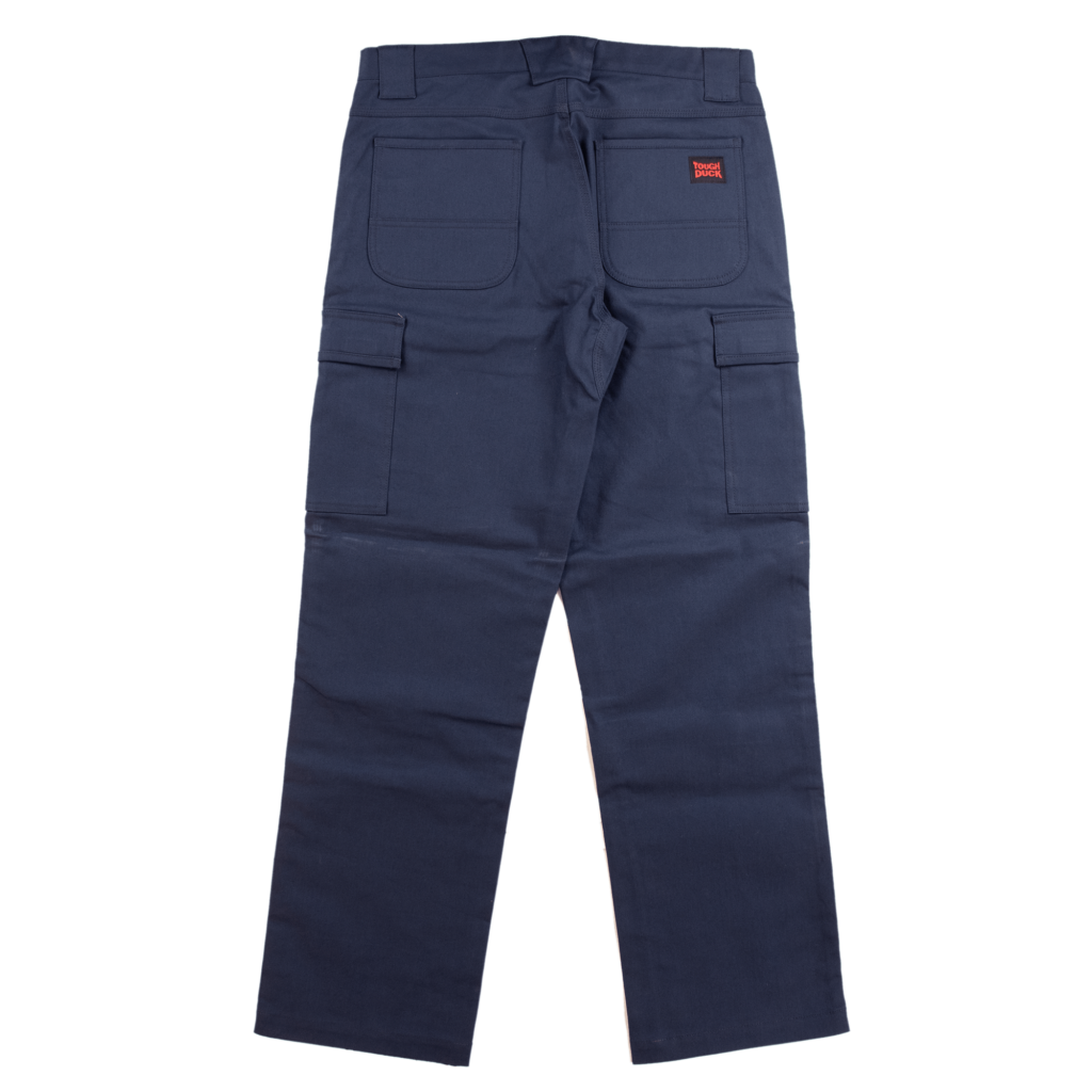 Tough Duck Expandable Waist Flex Twill Cargo Pants WP08 - Durable Work Pants for Construction, Landscaping & Outdoor Activities