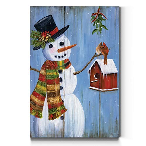 Snowman and Cardinals