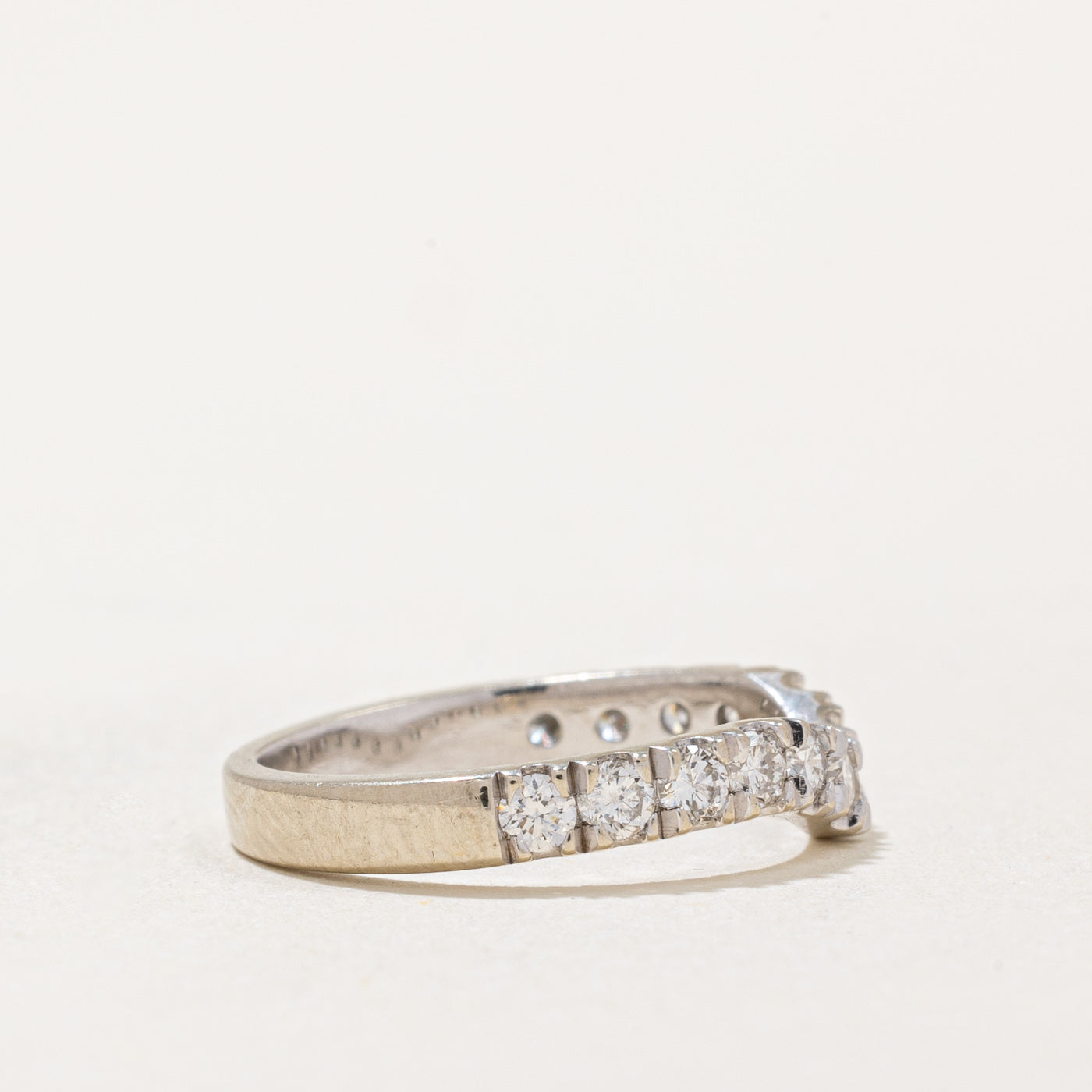 0.52ctw Diamond Chevron Ring Size 3.75 - Elegant Stackable Wedding Band for Women, Perfect for Anniversary Gifts & Bridal Jewelry