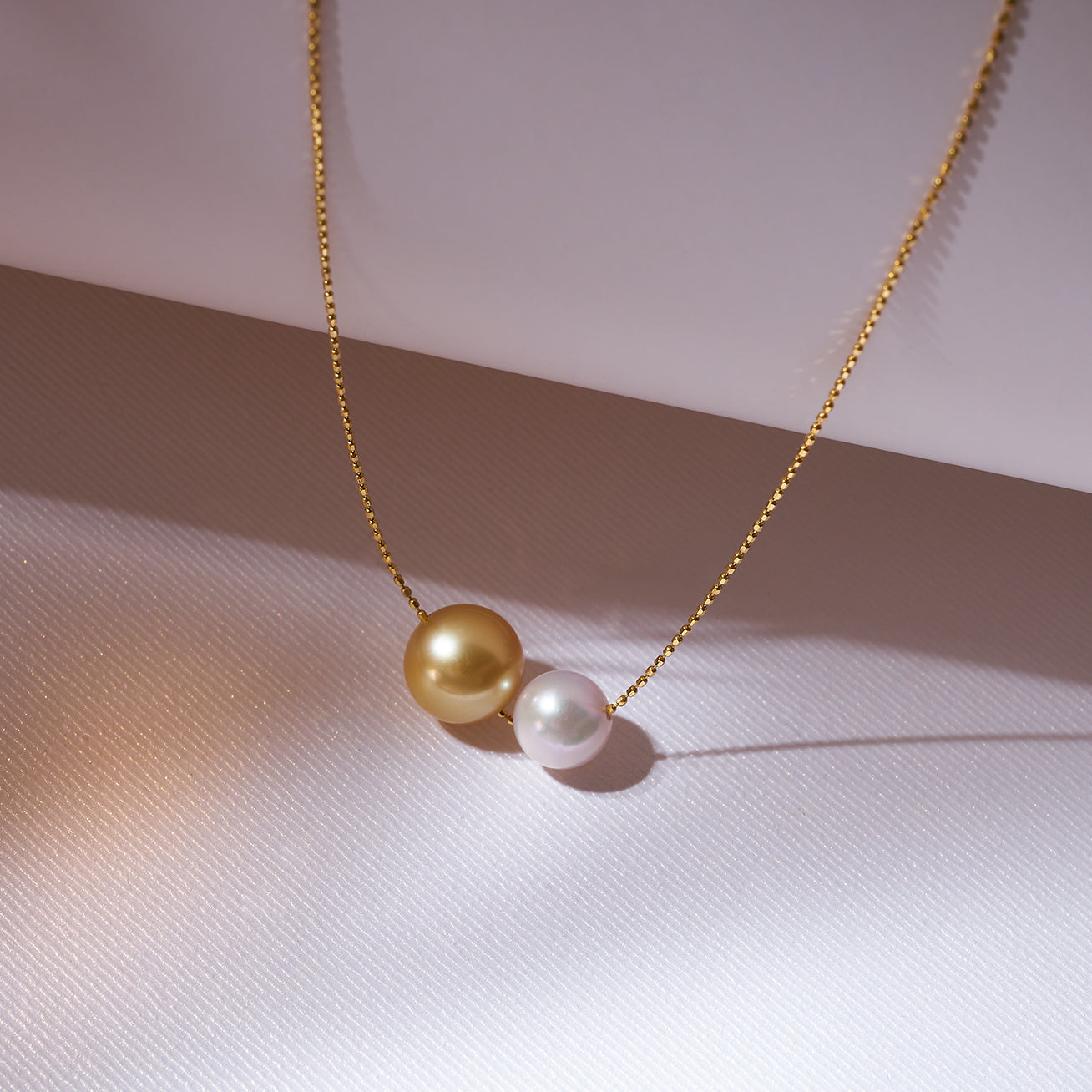 18K Gold South Sea Golden Pearl Necklace KN00222 | Elegant Women's Jewelry Gift for Wedding, Anniversary & Special Occasions | Luxury Pearl Pendant Necklace for Brides, Mothers & Fashion Lovers