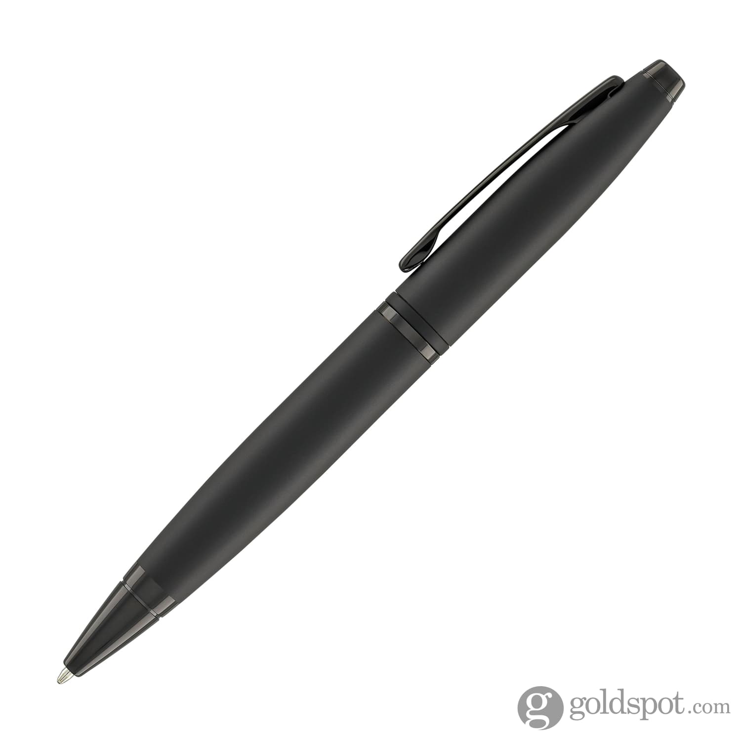 Premium Cross Calais Matte Black Ballpoint Pen - Smooth Writing for Office, School & Gifts | Elegant Everyday Carry Pen for Professionals & Students