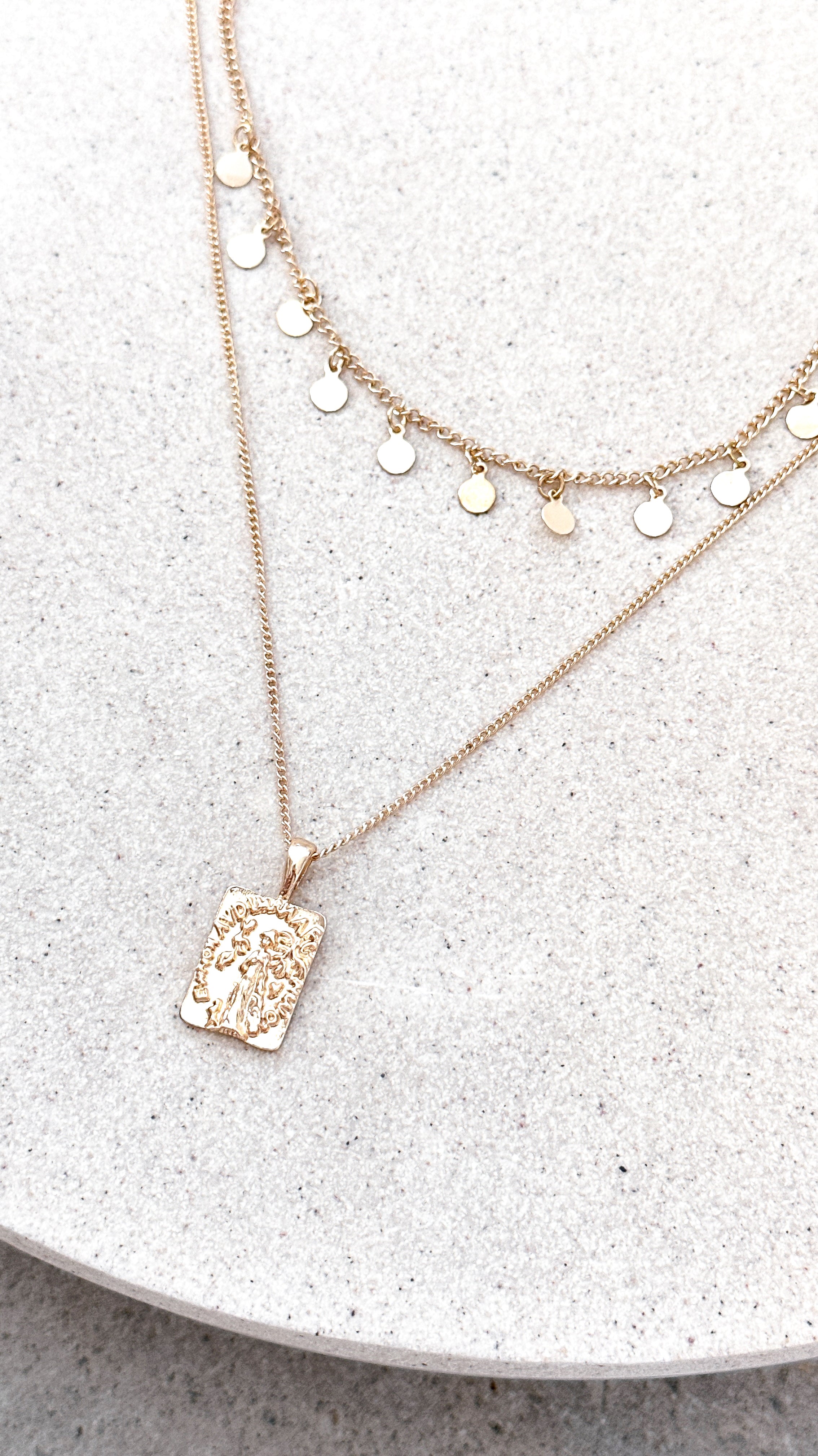 Elegant Alice Pendant Necklace - 14K Gold Plated Jewelry for Women - Perfect for Valentine's Day Gifts & Evening Parties