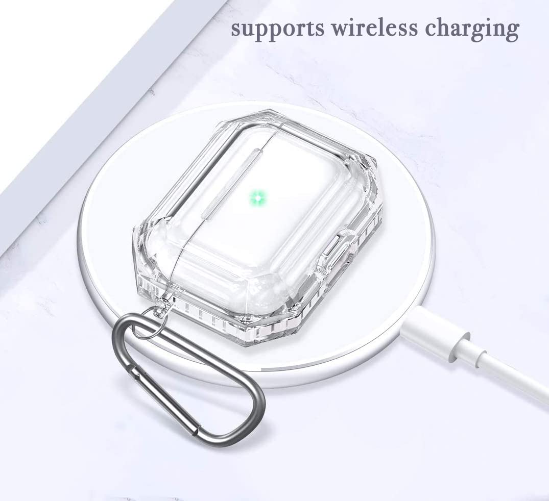 Custom Name Graffiti AirPods 2 Pro Case with Keychain - Clear Protective Cover Compatible with AirPods 1/2/3 (AP76) - Perfect for Street Style, Gifts & Personalization