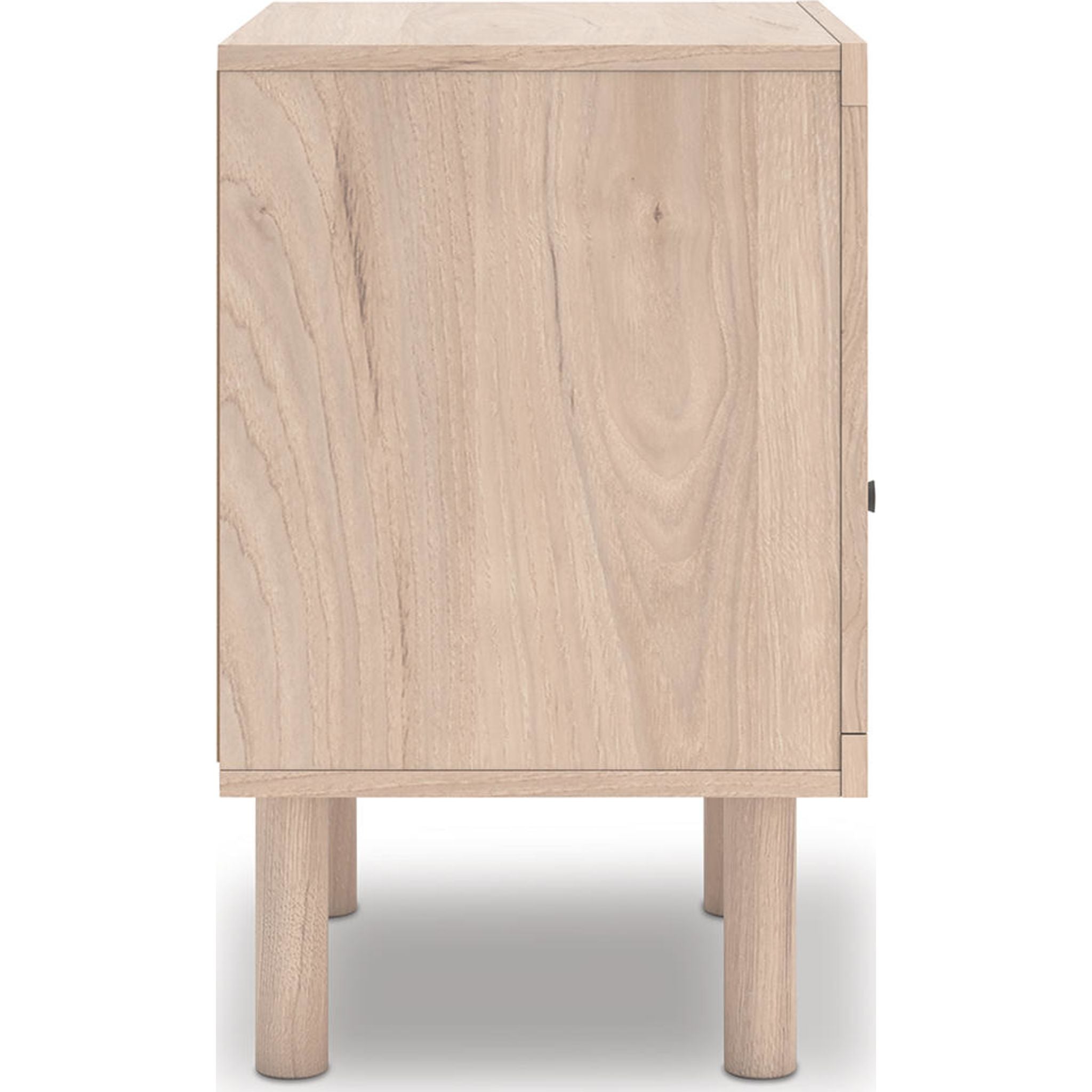 Arloster Nightstand in Tan - Modern Bedside Table with Drawer for Bedroom, Living Room, or Office - Perfect for Storage and Organization