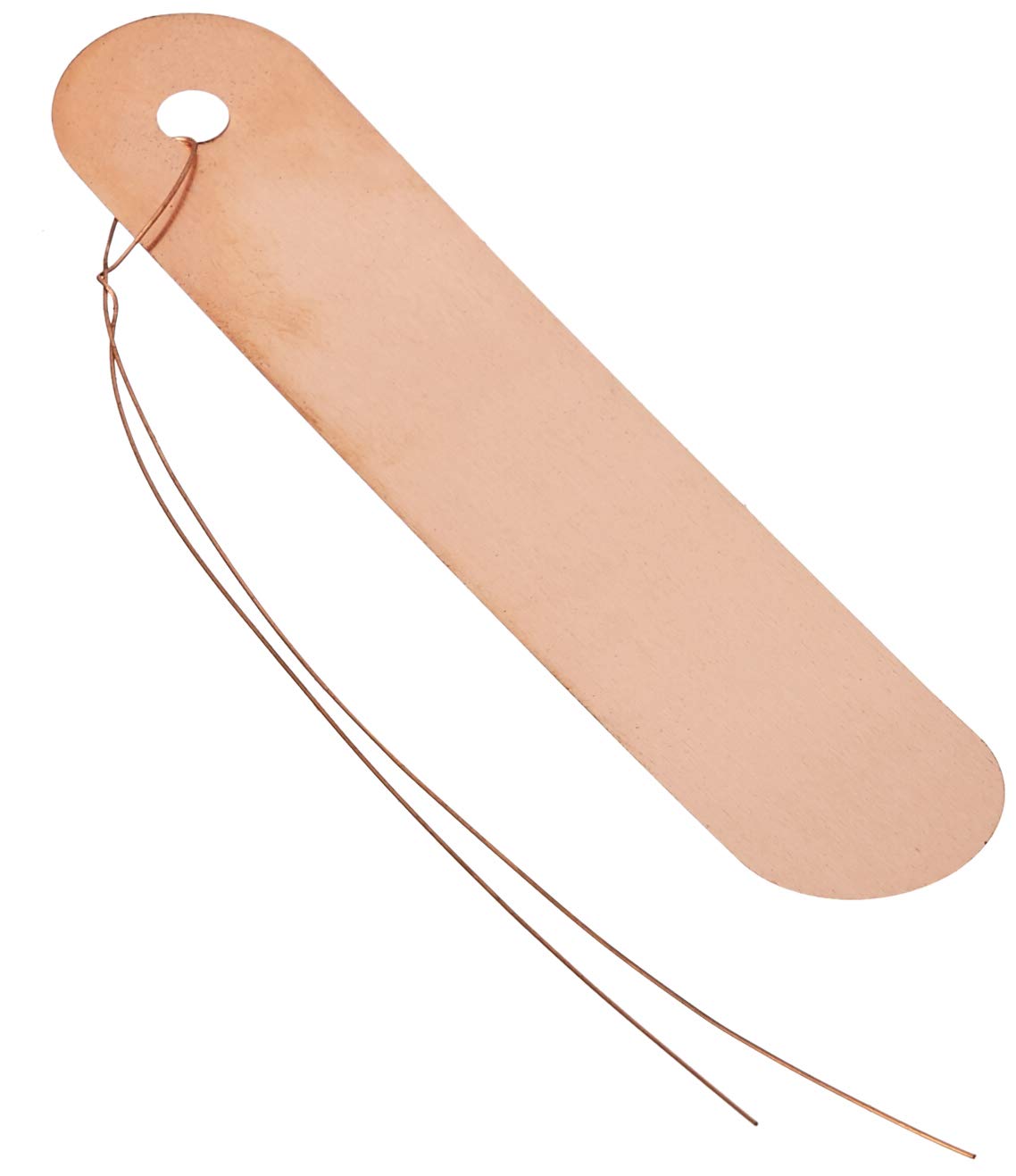Bosmere Permanent 4-Inch Long Copper Tags with Copper Ties - 20 Pack for Plant Markers, Garden Labels & Herb Identification