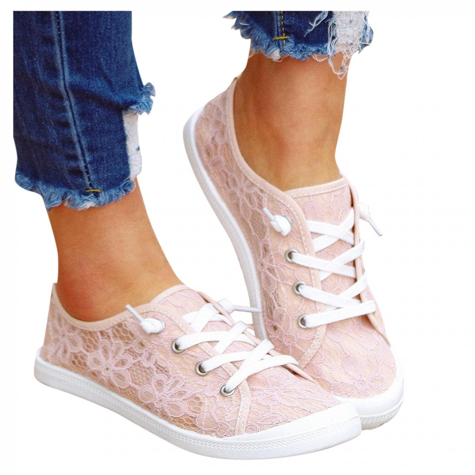 Women's Slip On Sneakers - Breathable Canvas Casual Shoes for Summer, Lightweight Walking Shoes with Arch Support | Perfect for Work, Travel & Everyday Comfort