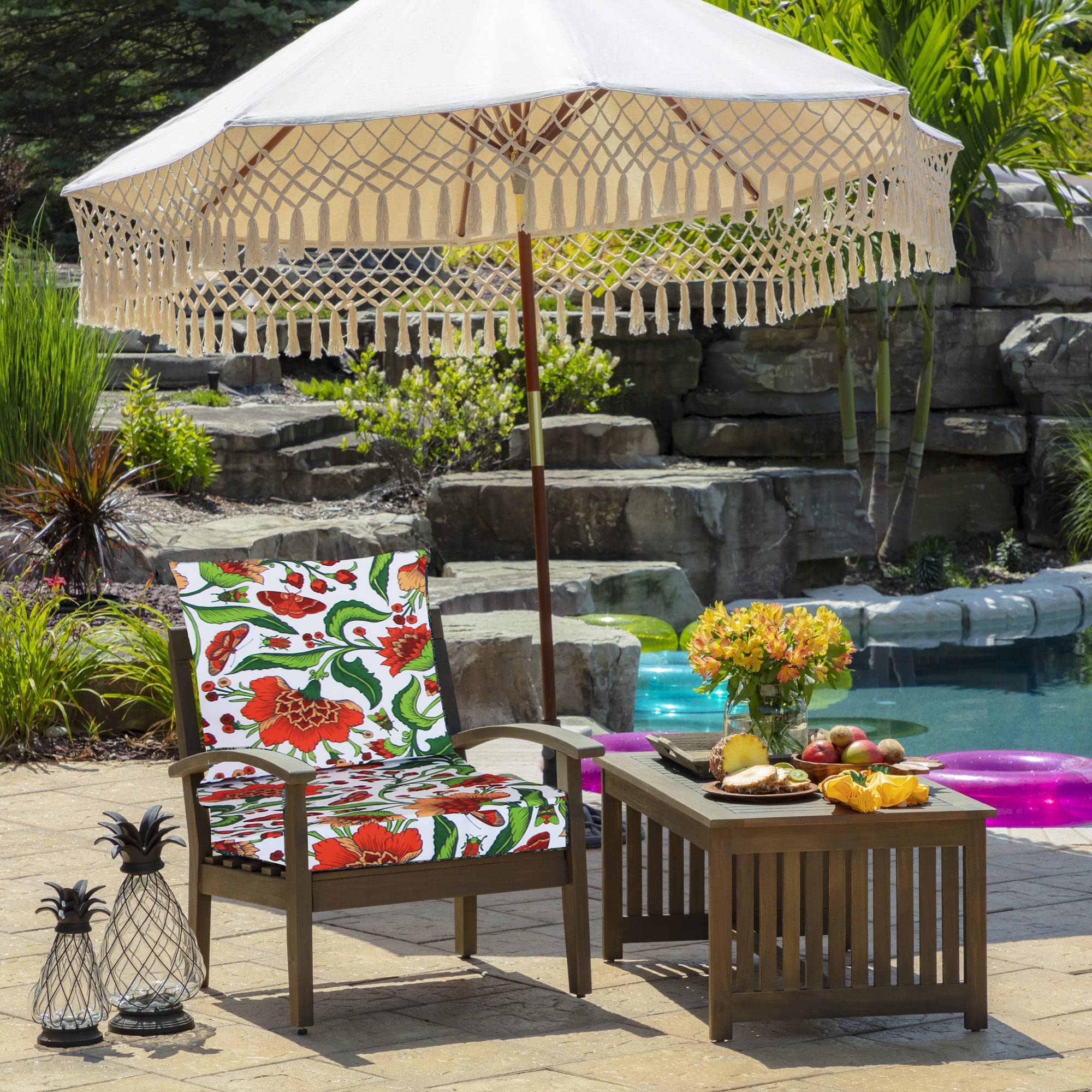 EHouseHome Washable UV Resistant Waterproof Outdoor Furniture Cushion Covers - 24