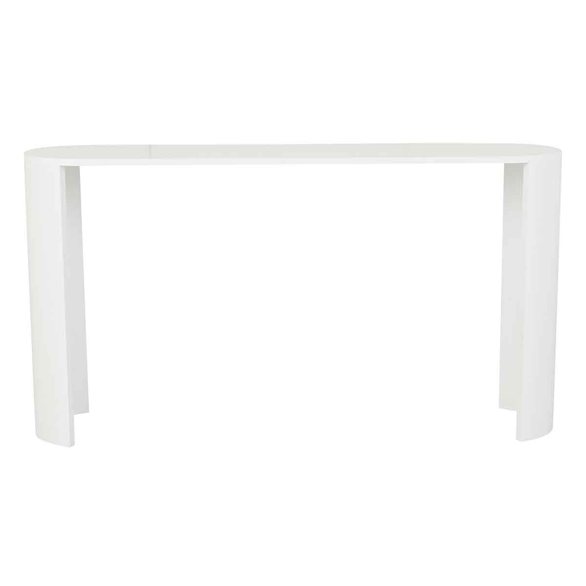 Classic Oval Console Table - Elegant Entryway & Living Room Furniture for Home Decor | Perfect for Hallway, Foyer & Apartment Decorating