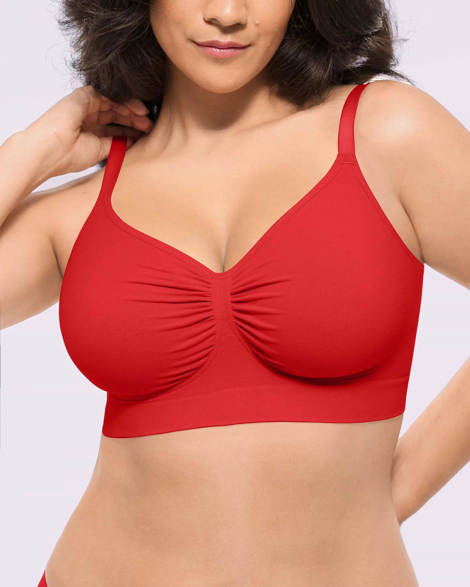 Wireless Comfort Bra - Seamless Unlined Support for Everyday Wear - Perfect for Yoga, Workouts, and Lounge Wear