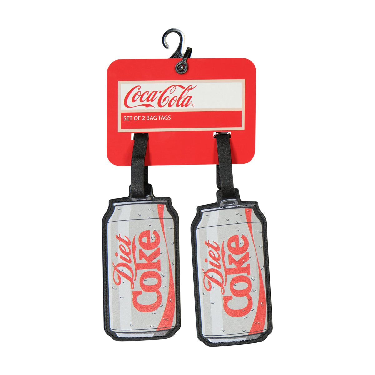 Diet Coke Bottle & Can Luggage 2-Piece Set - Lightweight Travel Suitcase for Airplane Carry-On & Road Trips