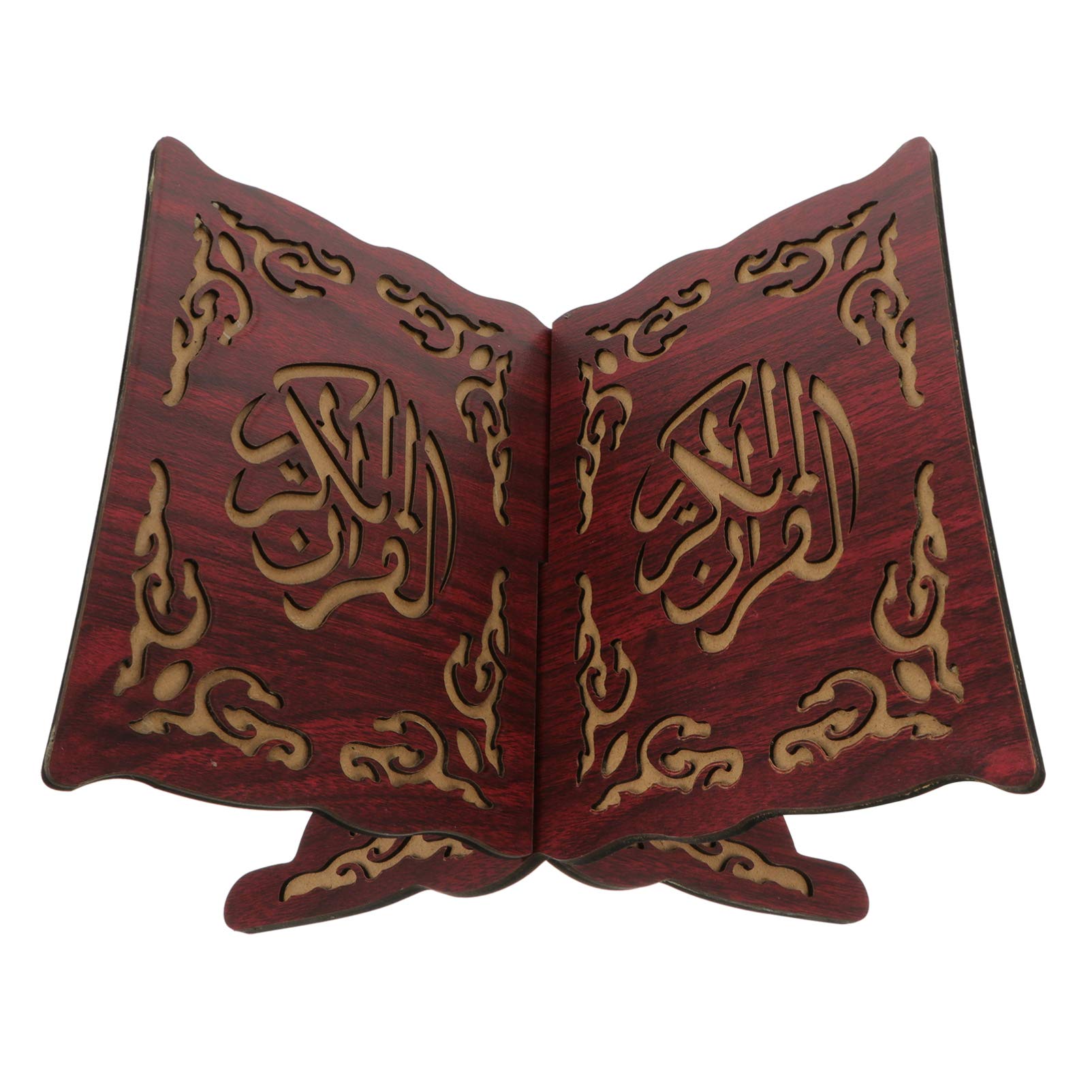 Wooden Quran Stand - Folding Prayer Book Holder for Bible & Islamic Books | Home Decor & Reading