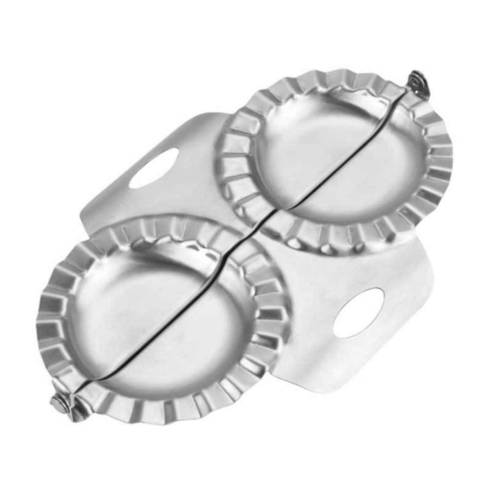 Premium Cabilock Dumpling Maker - Metal Dumpling & Empanada Press Tool for Homemade Dumplings, Ravioli & Pastry | Easy-to-Use Manual Dumpling Skin Cutter & Mould | Perfect for Asian Cooking, Italian Pasta & Latin American Cuisine | Ideal Home Kitchen Tool for Lazy Chefs