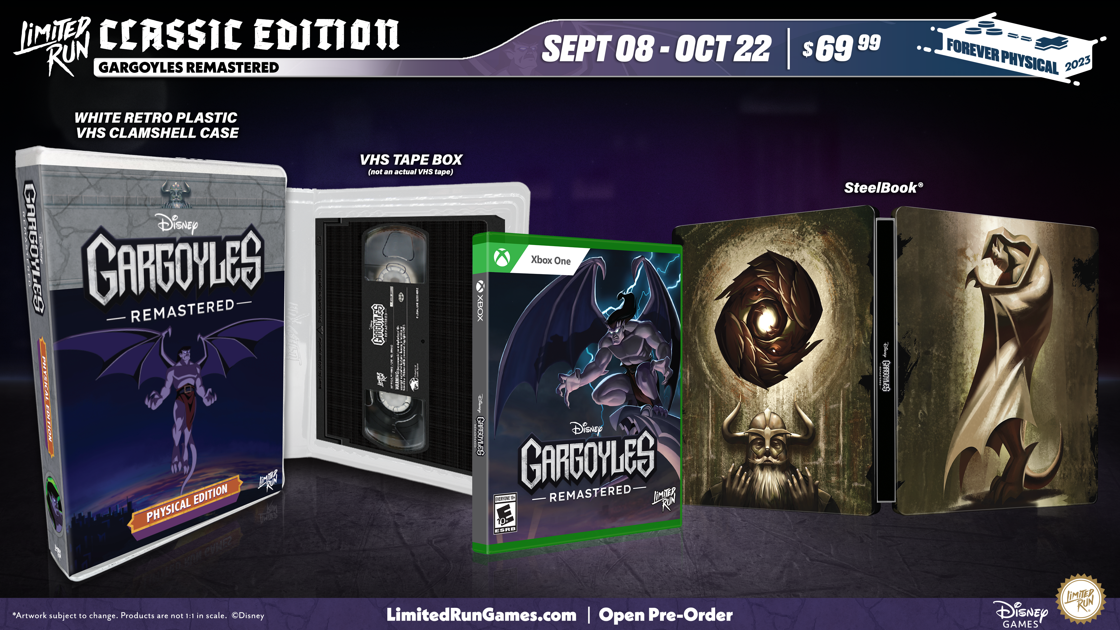 Xbox Gargoyles Remastered Classic Edition - Limited Run #12 - Retro Gaming Collectible for Xbox Series X|S & Xbox One - Perfect for Gaming Nights & Collector's Display