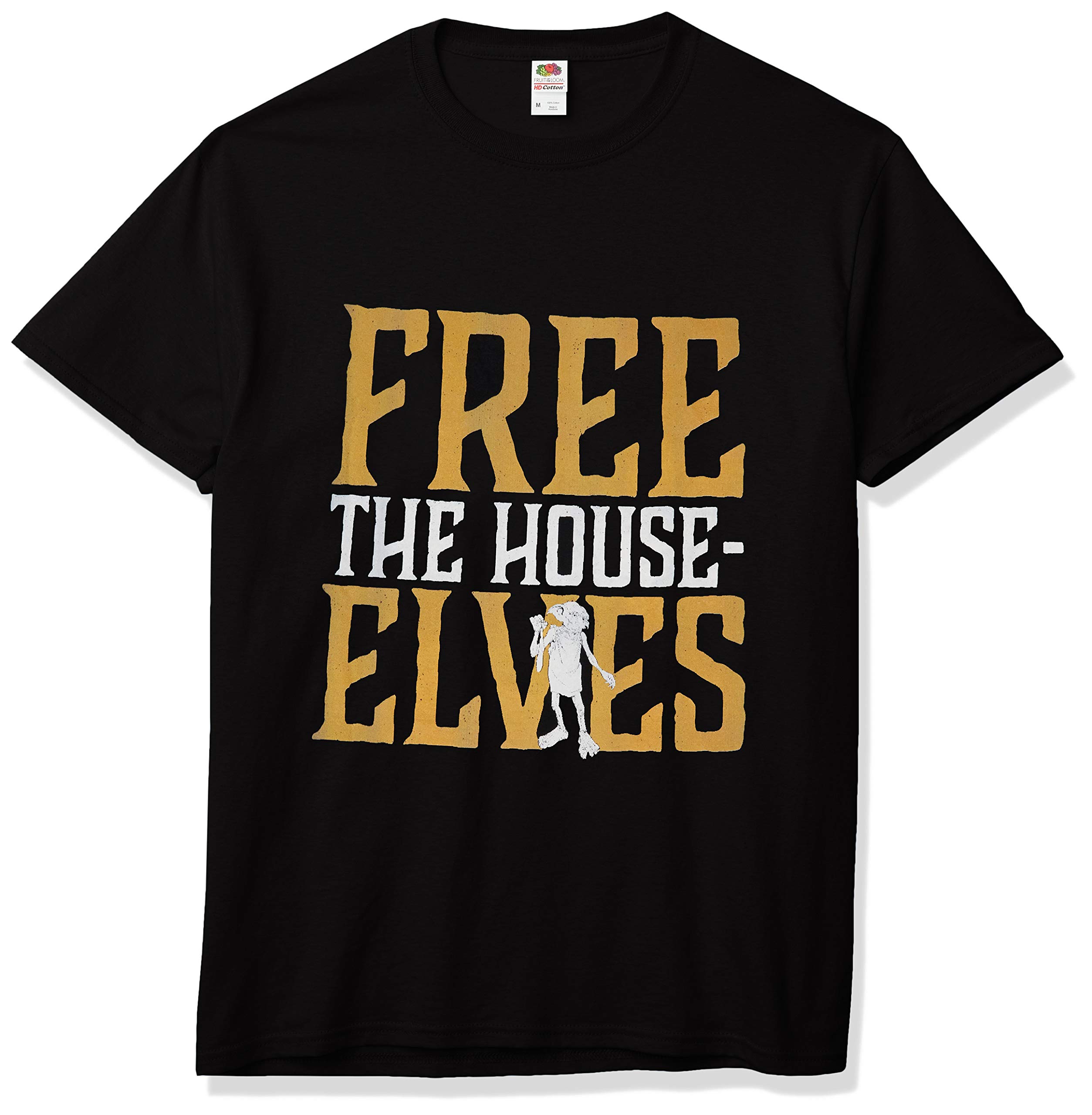 Harry Potter Men's Free House Elves T-Shirt - Officially Licensed Hogwarts Apparel for Fans & Collectors - Perfect for Cosplay, Movie Nights & Potterhead Gifts