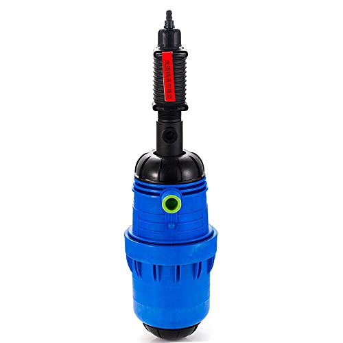 WEBTB Adjustable Fertilizer Injector Dispenser - 0.4% to 4% Water Powered Dosing Pump with 20-2500 L/h Flow Rate for Industrial & Garden Irrigation | Perfect for Hydroponics, Greenhouse Fertilization, and Large-Scale Agricultural Watering Systems