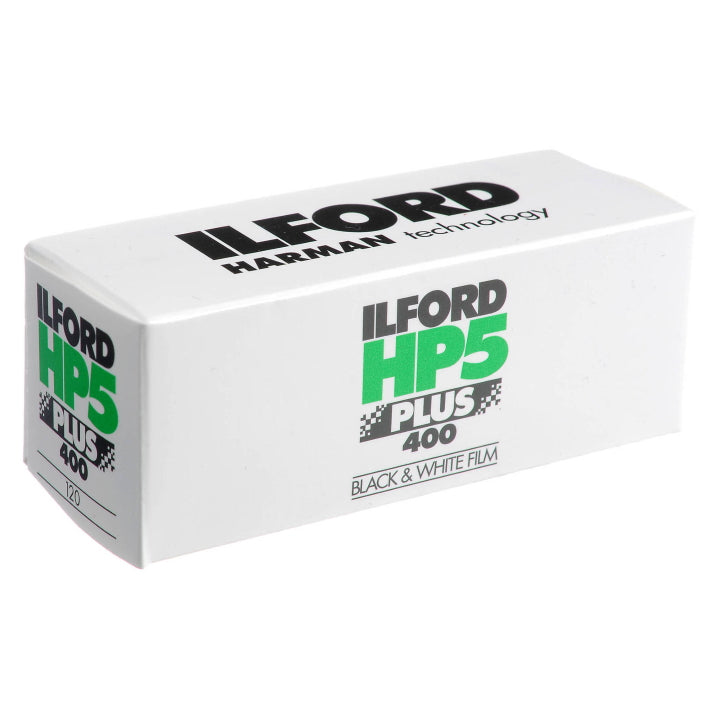Ilford HP5 Plus ISO 400 120 Roll Black & White Film for Professional Photography, Street & Portrait Shooting - High Speed B&W Film for Medium Format Cameras