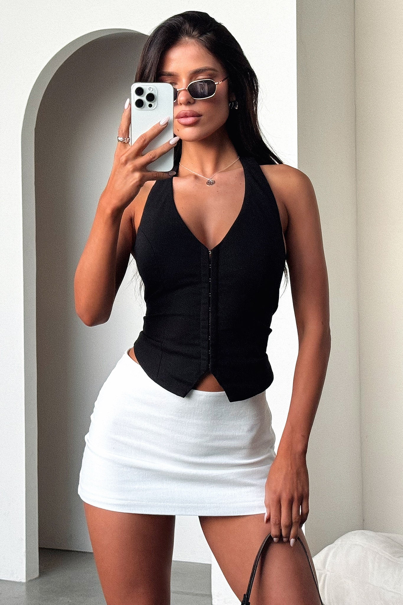 Alonzo Black Top - Stylish Women's Casual Shirt for Everyday Wear | Perfect for Office, Outings & Date Nights