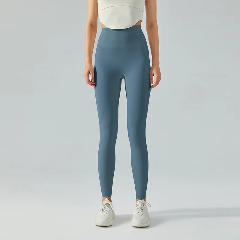 Emily Sportswear High Waist Yoga Pants - Naked Feeling Double Brushed Fabric, Butt Lifting & Tummy Control for Women - Perfect for Running, Fitness, Yoga & Everyday Wear