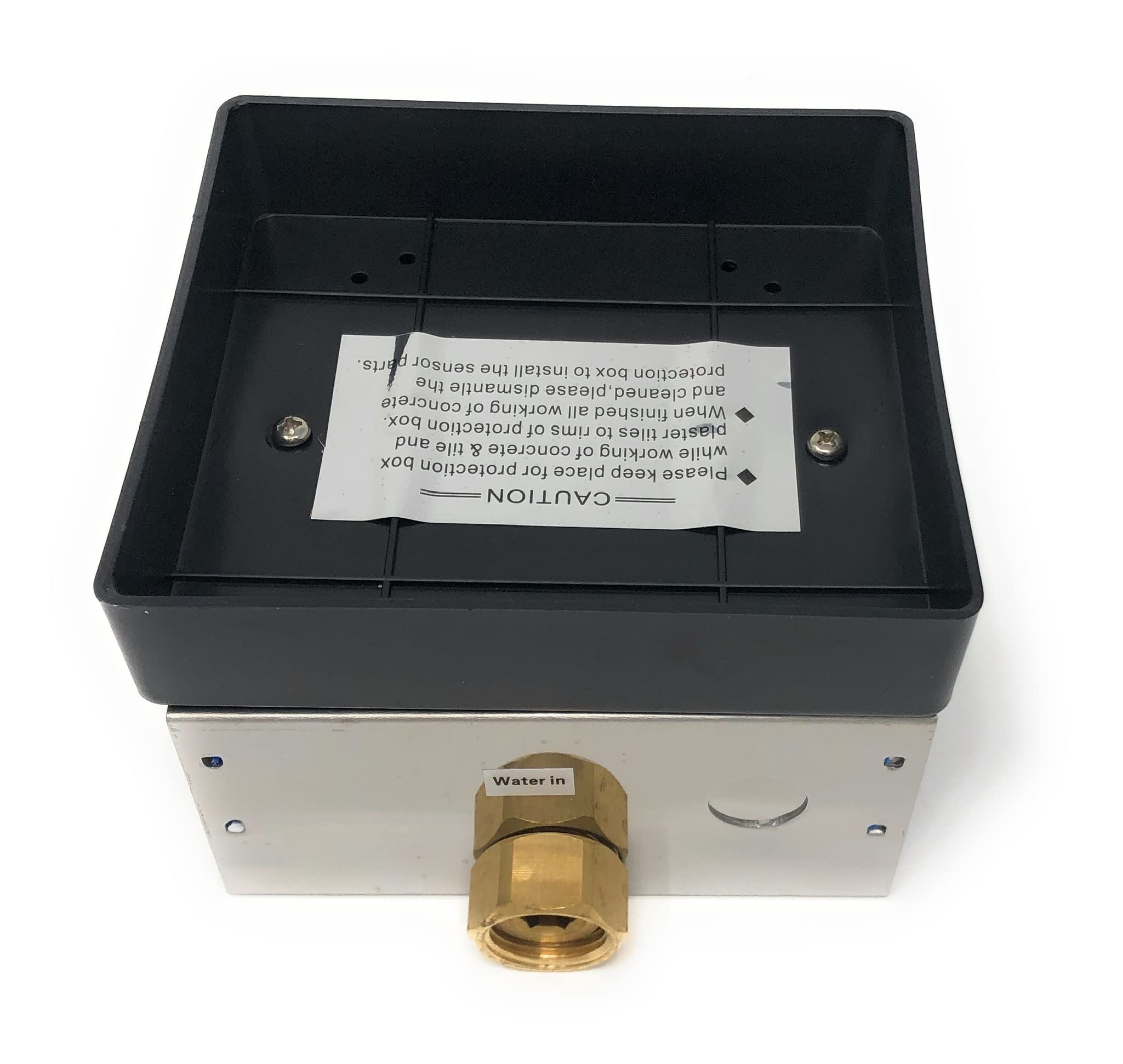 Cascada Concealed Sensor Urinal Flush Valve - Automatic Touchless Glass Toilet Flusher for Commercial Restrooms & Public Washrooms