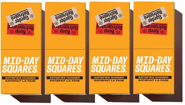 Mid-Day Squares Peanut Butta Protein Chocolate Bars - 4 Packs (48 Squares, 1.16 Oz Each) | High Protein Snack with 6g Plant Protein, 4g Fiber | Gluten Free, Vegan Certified | Made with Real Chocolate | Perfect for Workouts, Hiking & Healthy On-The-Go Snacking