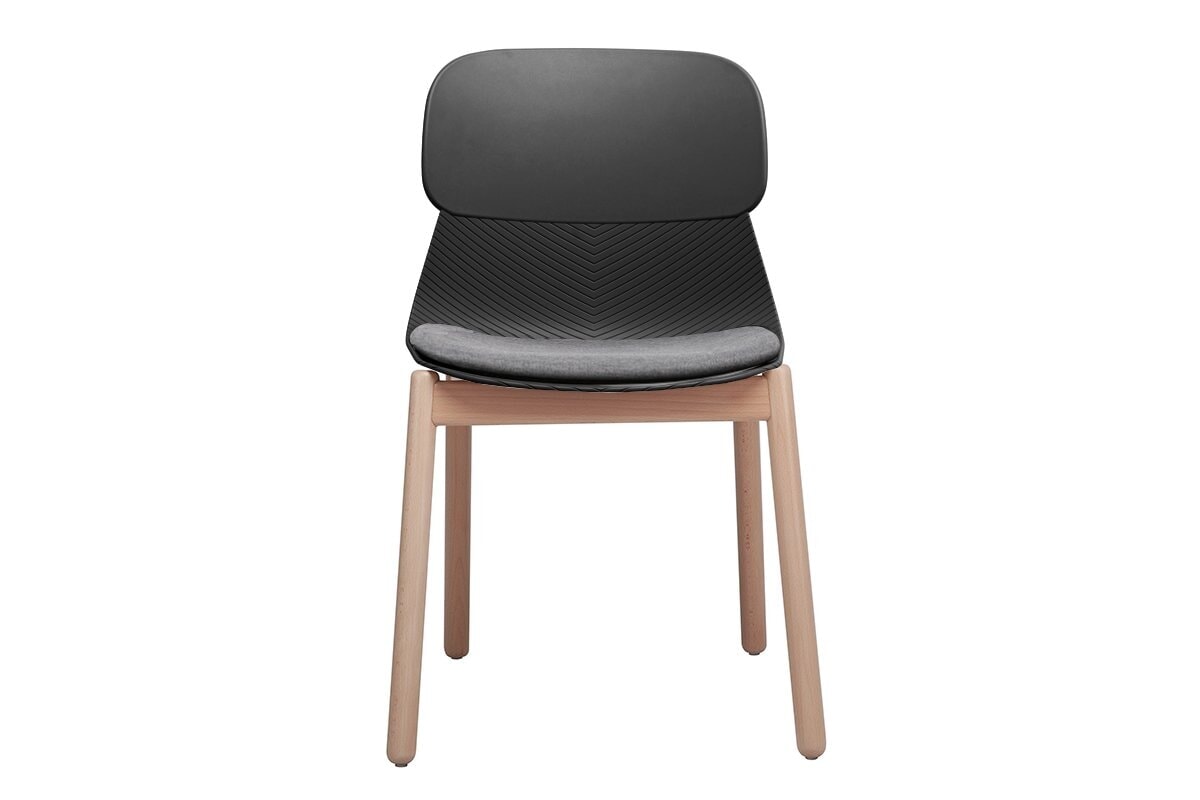 Durable Sammy Plastic Chair with Sturdy Wooden Legs - Perfect for Indoor, Outdoor, Patio, Garden, and Poolside Use