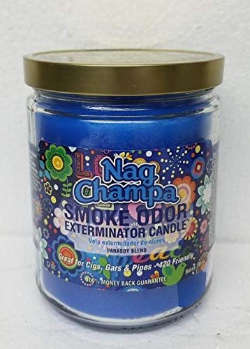 13 oz Smoke Odor Eliminator Candles - Sandalwood, Nag Champa, Pumpkin Spice & Vanilla Glitz (4-Pack) | Natural Air Freshener for Home, Office, Yoga Studio & Meditation Spaces
