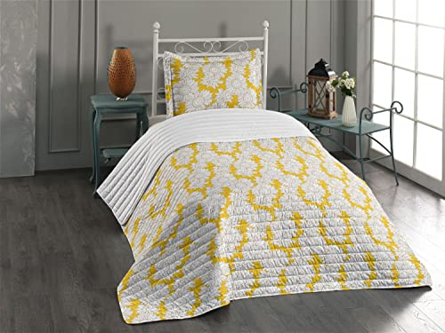 Yellow White and Brown