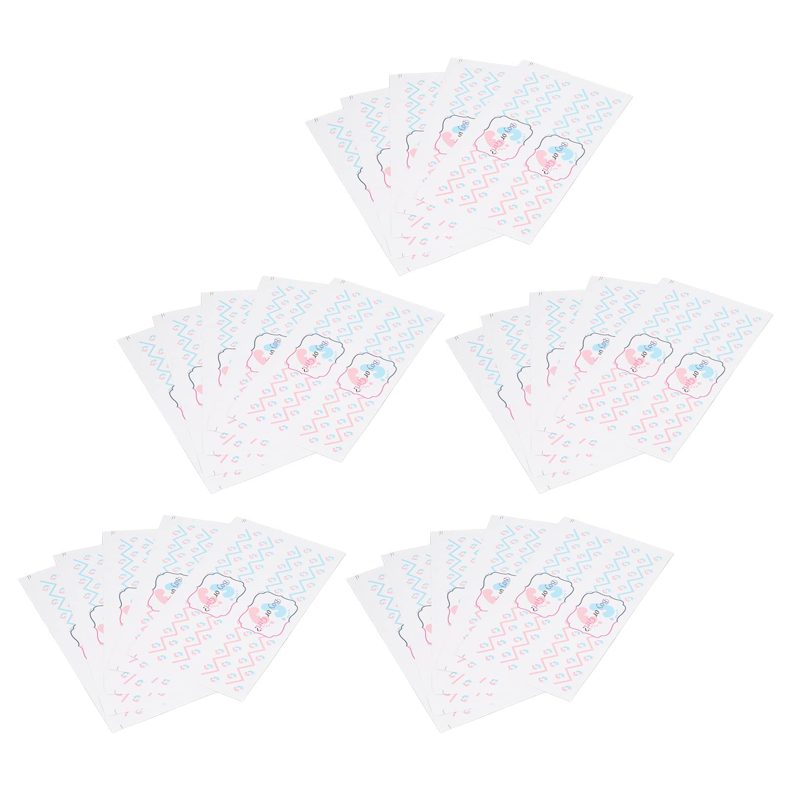 Gender Reveal Party Decorations - Waterproof Baby Shower Stickers & Labels for Birthday Celebrations - Perfect for Baby Shower, Gender Reveal Parties & Nursery Decor