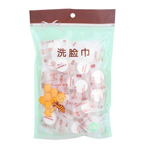 50PCS Compressed Towels - Lightweight, Nontoxic & Disposable Face Towels for Travel, Outdoor Makeup Remover & Gentle Face Cleaning | Perfect for Camping, Gym & Emergency Kits
