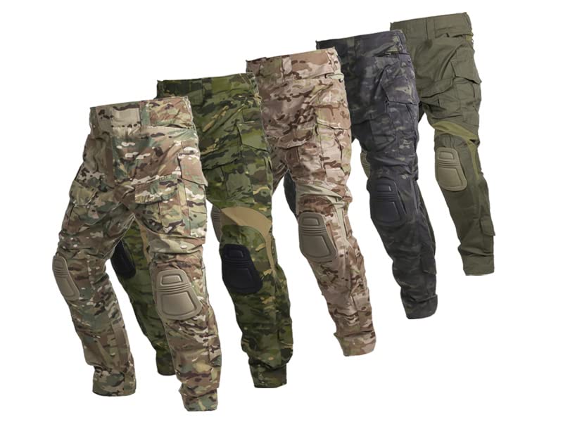 Gen3 Combat Pants - Tactical Military BDU Pants with Knee Pads for Airsoft, Outdoor & Survival - Durable & Comfortable for Hiking, Hunting & Airsoft Games