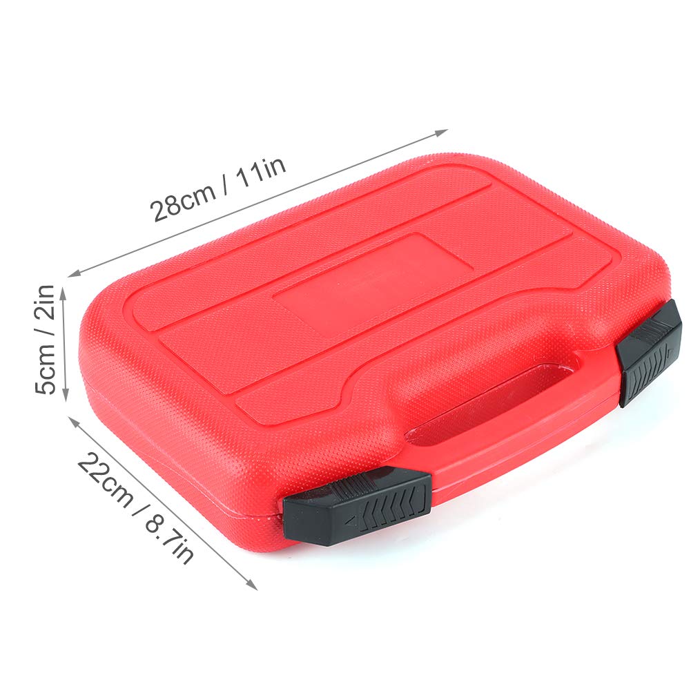 Qiilu 16-Piece Plug Repair Tool Kit - Extractor & Removal Set for Damaged 8mm (0.3in) & 10mm (0.4in) Plugs - Professional Automotive & DIY Repair Tools for Spark Plugs, Bolts, and Fasteners