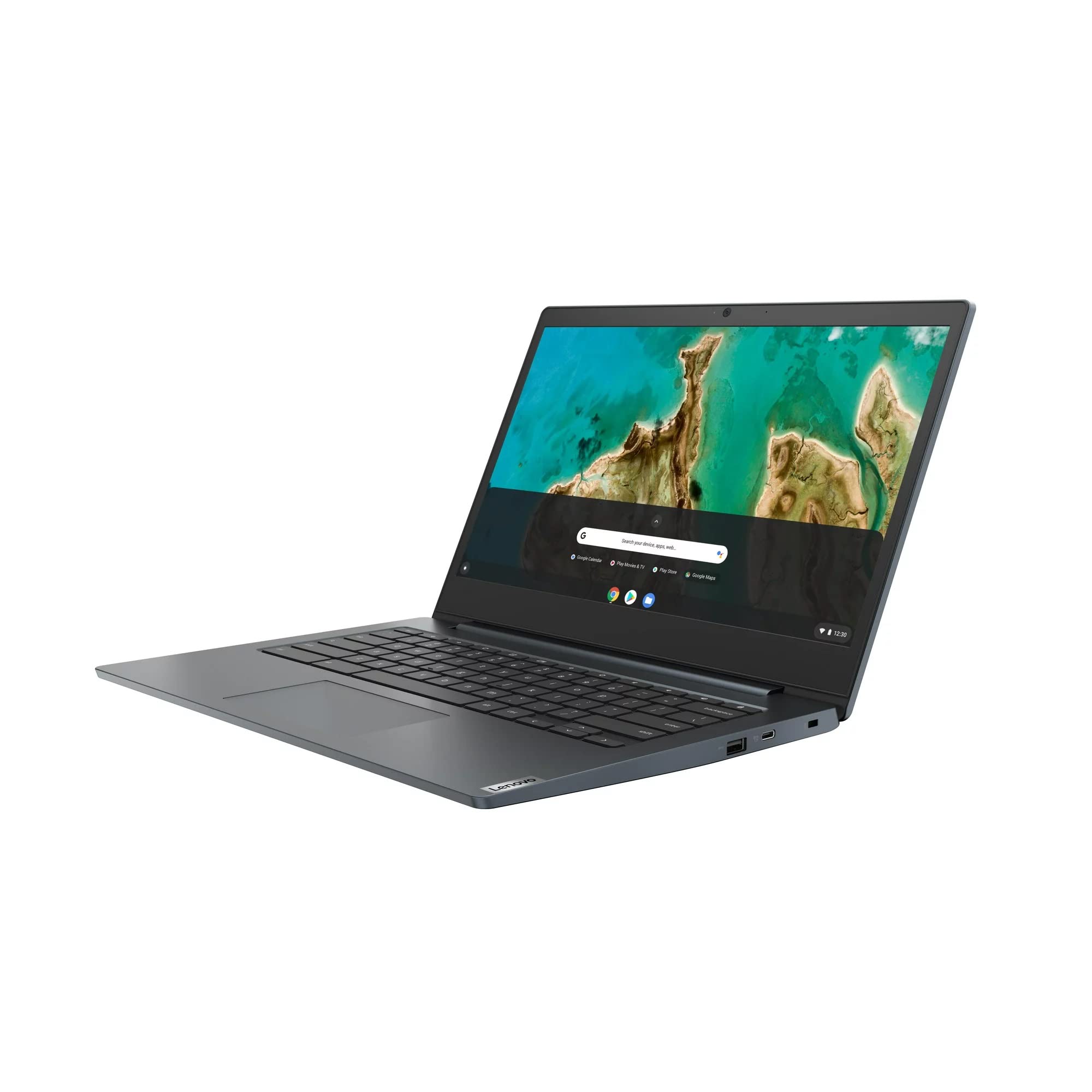 Lenovo Ideapad 3 Chromebook 14-inch Laptop - Intel Celeron N4020 Processor, 4GB RAM, 64GB eMMC Storage, Abyss Blue (82C1002AUS) with Free Headset - Perfect for Students, Remote Work & Online Learning