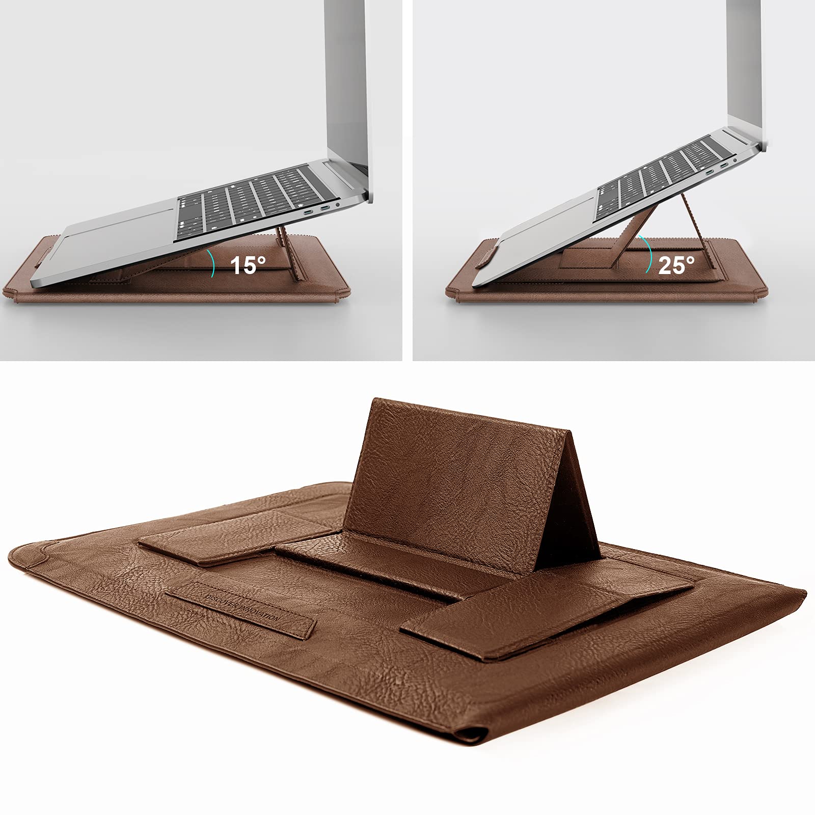 Nillkin 15.6 Inch Laptop Sleeve with Stand & Mouse Pad - Slim Protective Case for MacBook Air M4/15/Pro 16, HP, Dell, Asus 15-15.6