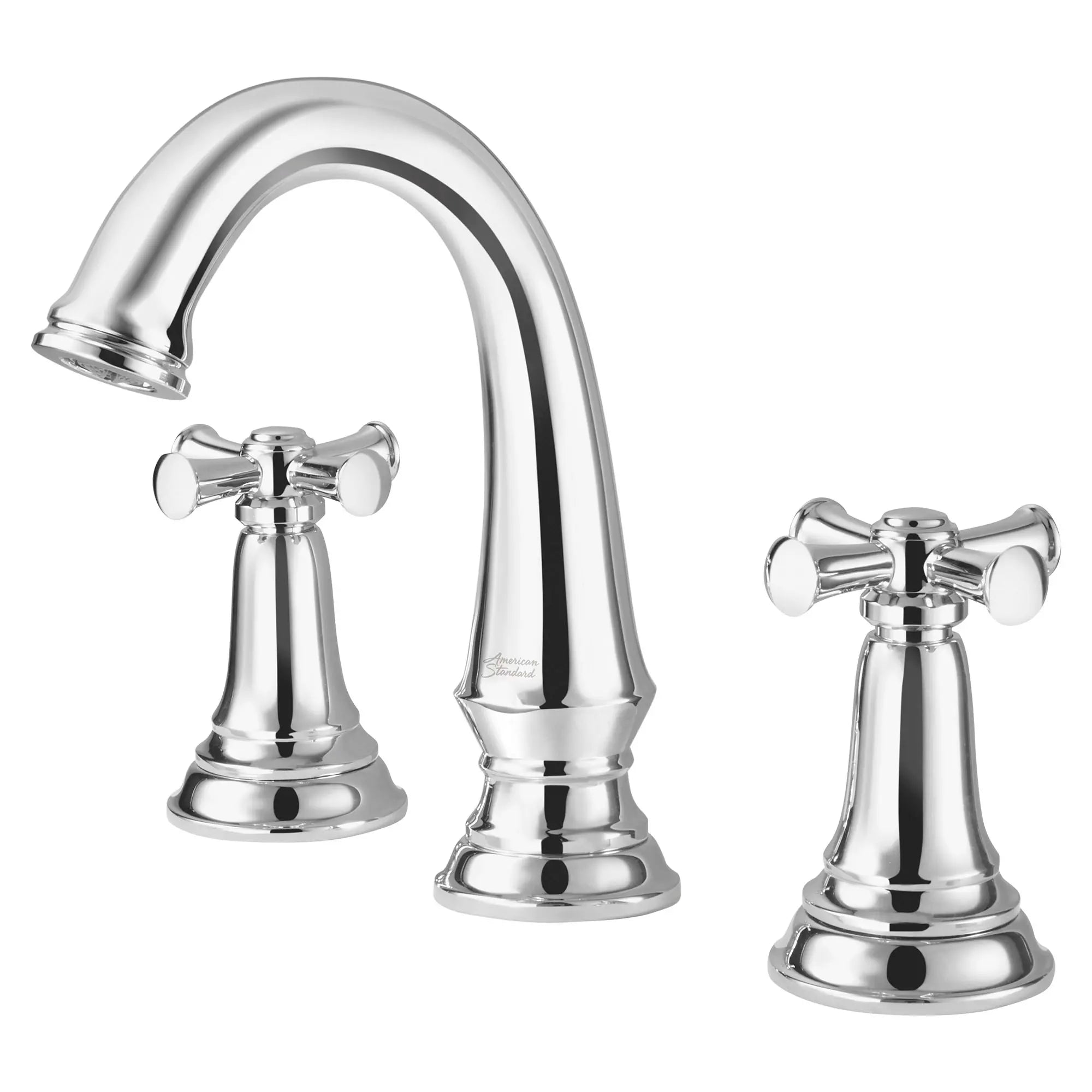Delancey® 8 Inch Widespread 2 Handle Bathroom Faucet - 1.2 GPM/4.5 LPM Low Flow - Cross Handles - Perfect for Vanities and Powder Rooms