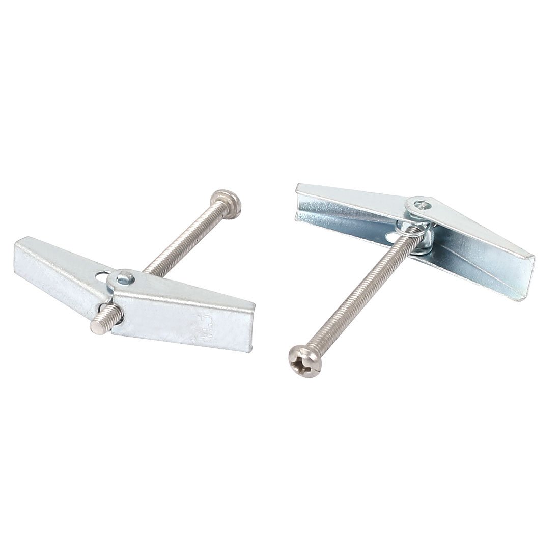 M3 Thread Spring Toggle Hollow Wall Anchors - Heavy Duty Plasterboard & Cavity Wall Fixings (6 Pack) - Perfect for Hanging Shelves, Mirrors & Light Fixtures