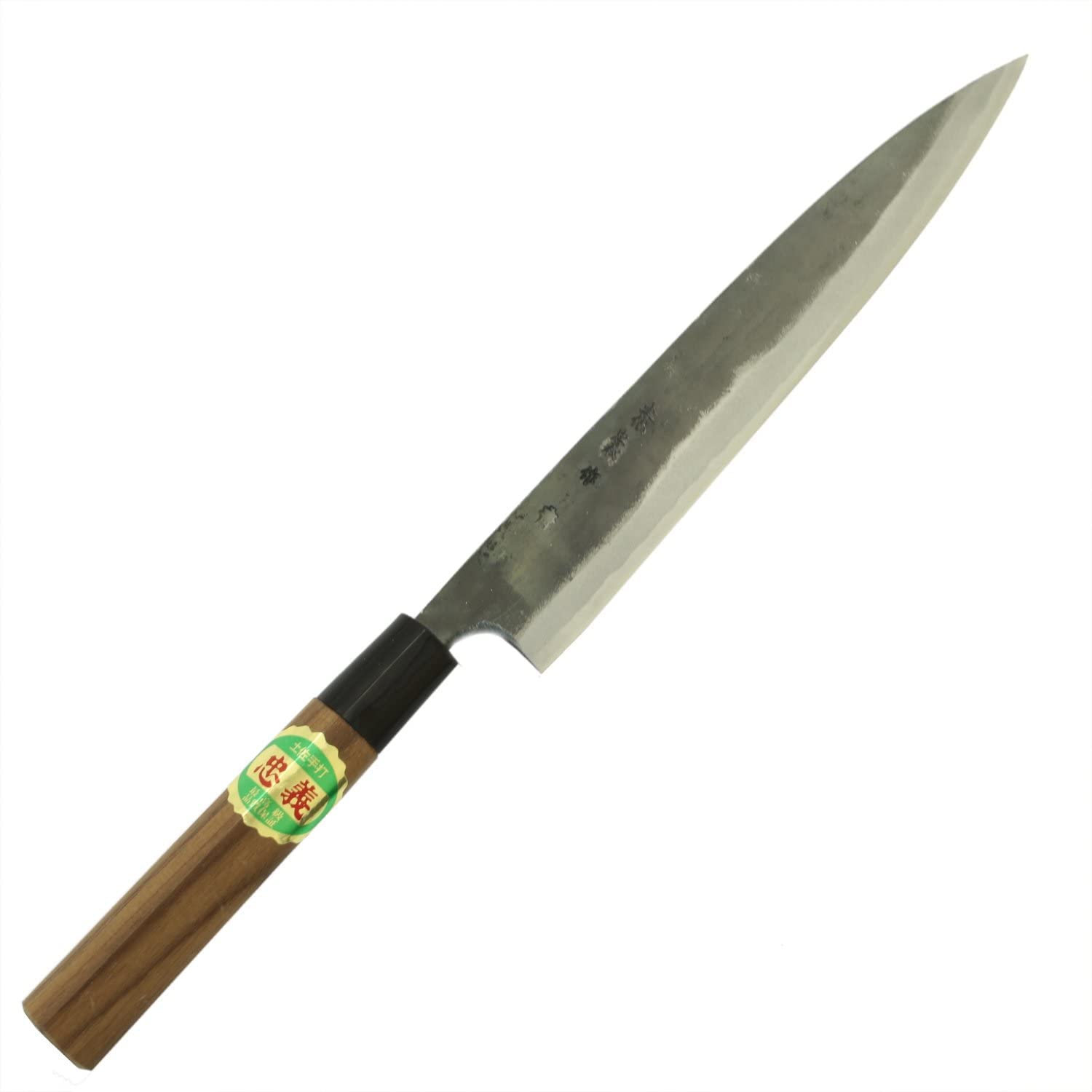 Premium Tosa Knife - 8.3 Inch (210mm) Japanese Yanagi Sashimi Knife with Walnut Handle, Blue Steel No.1 Blade - Perfect for Sushi Chefs & Home Cooking Enthusiasts