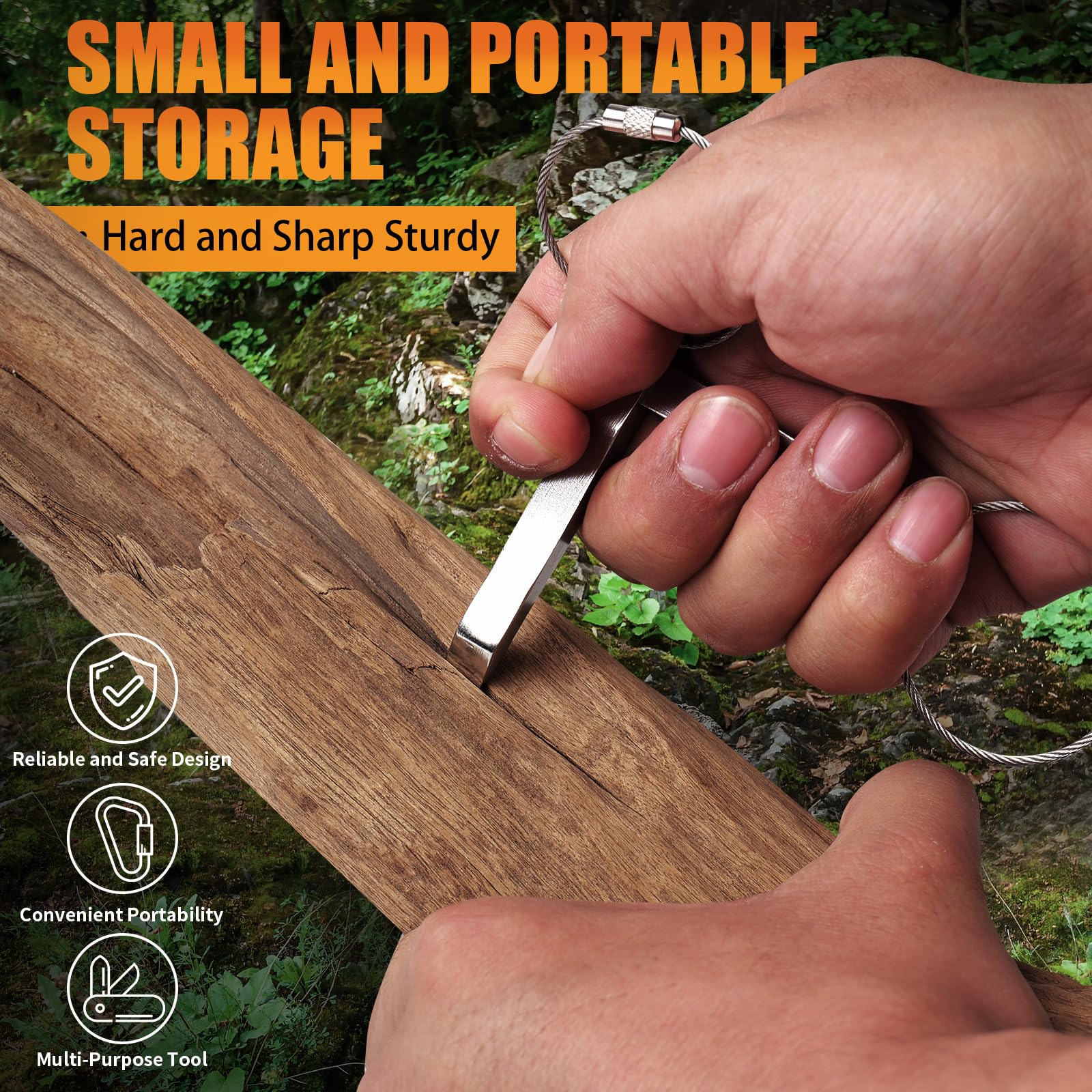 2-Piece EDC Pry Bar Set - High Leverage Pocket Pry Tool for Everyday Carry - Compact & Portable for DIY, Survival, and Tactical Use - Perfect for Opening Boxes, Removing Nails, and Outdoor Adventures