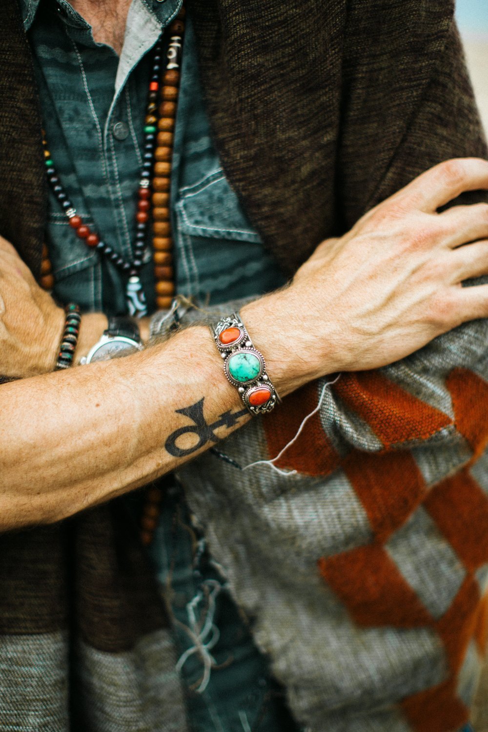 Authentic Tibetan Turquoise Bracelet for Wealth & Prosperity | Handmade Spiritual Jewelry for Meditation, Yoga & Good Luck