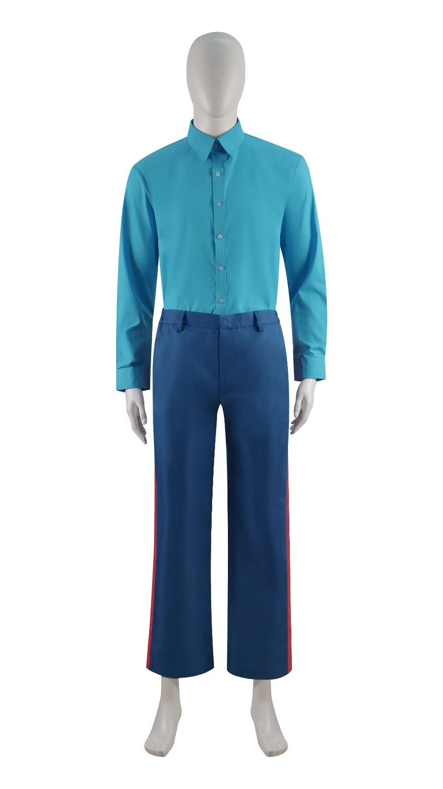 Men's Cobra Commander Costume - Adult Halloween Cosplay Outfit with Shirt & Cloak | G.I. Joe Villain Costume for Conventions, Cosplay Events & Halloween Parties