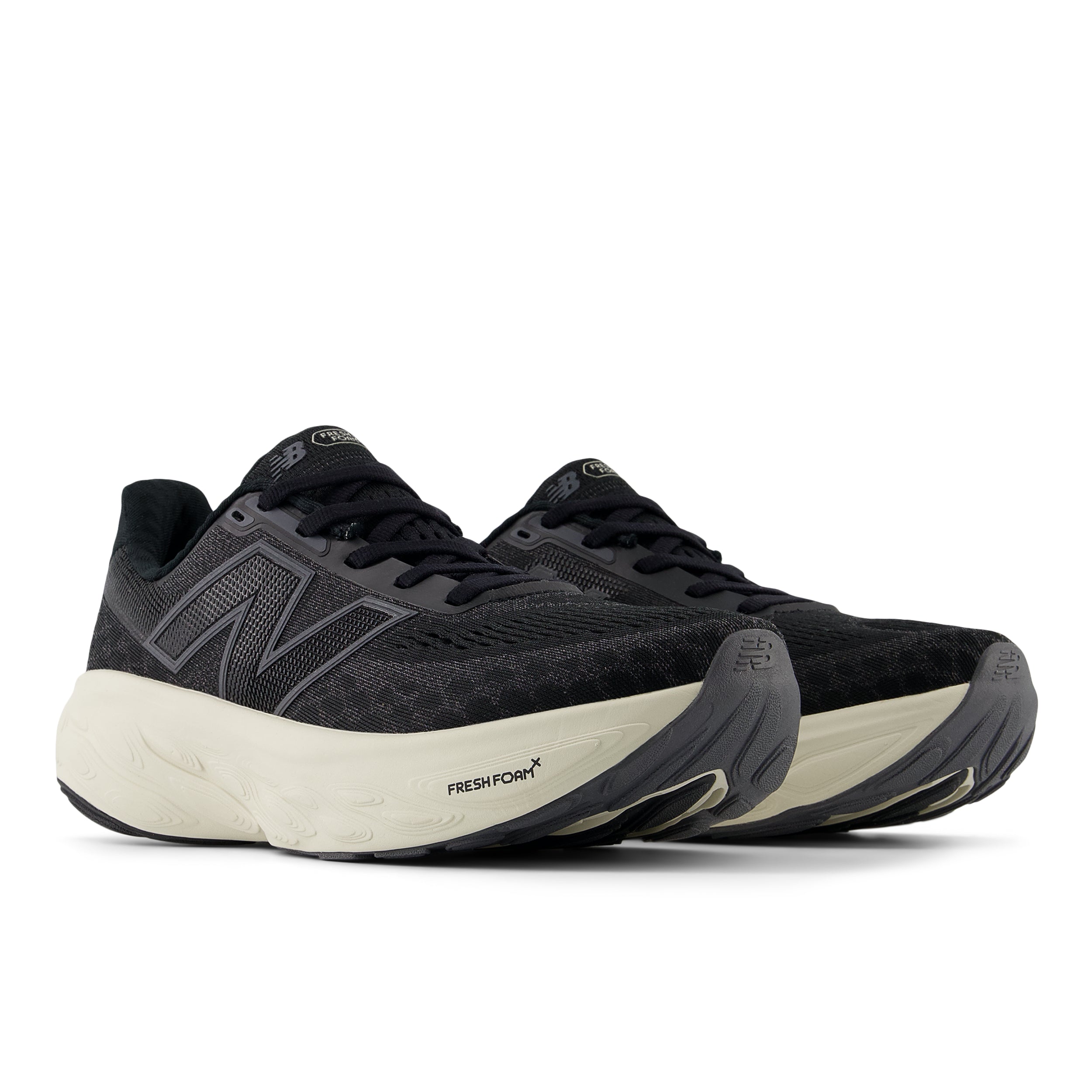 New Balance Women's Fresh Foam X 1080v14 Extra Wide Running Shoes - Black/Phantom/Sea Salt - Comfortable Athletic Sneakers for Jogging, Walking & Gym Workouts