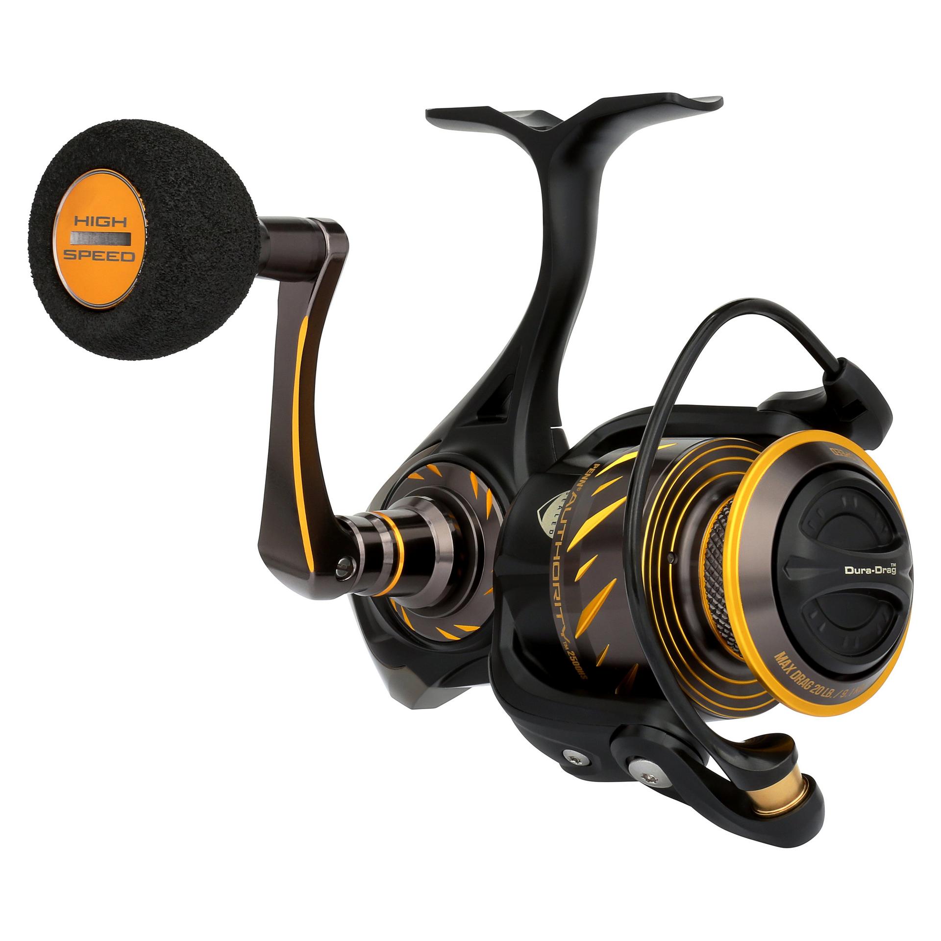 Authority® Spinning Reel - High Performance Fishing Reel for Saltwater & Freshwater | Smooth Drag System, Lightweight Design | Perfect for Bass, Trout & Surf Fishing