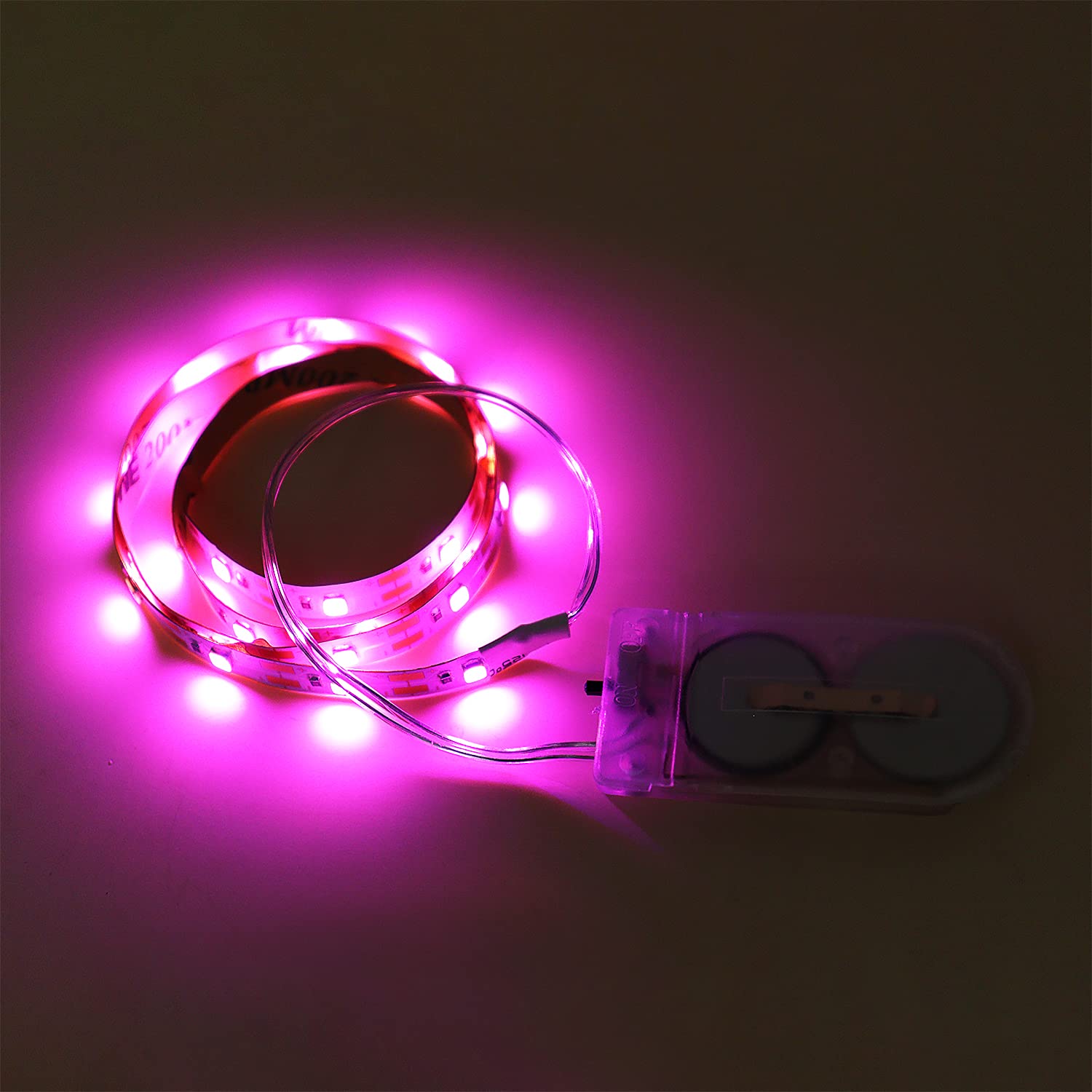 Battery Powered LED Fairy Lights - 1.64ft Pink String Lights for Wedding, Christmas & Party Decorations | Indoor/Outdoor Decorative Rope Lights for DIY Home, Garden & Holiday Decor