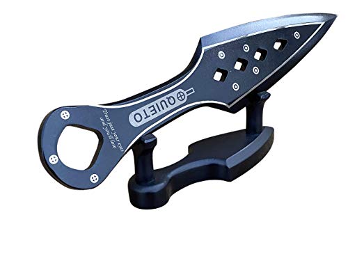 Handmade Cosplay Knife with Wooden Holder - Perfect Video Game Replica & Unique Gamer Gift - Great for Cosplay Events, Gaming Decor & Personalized Present