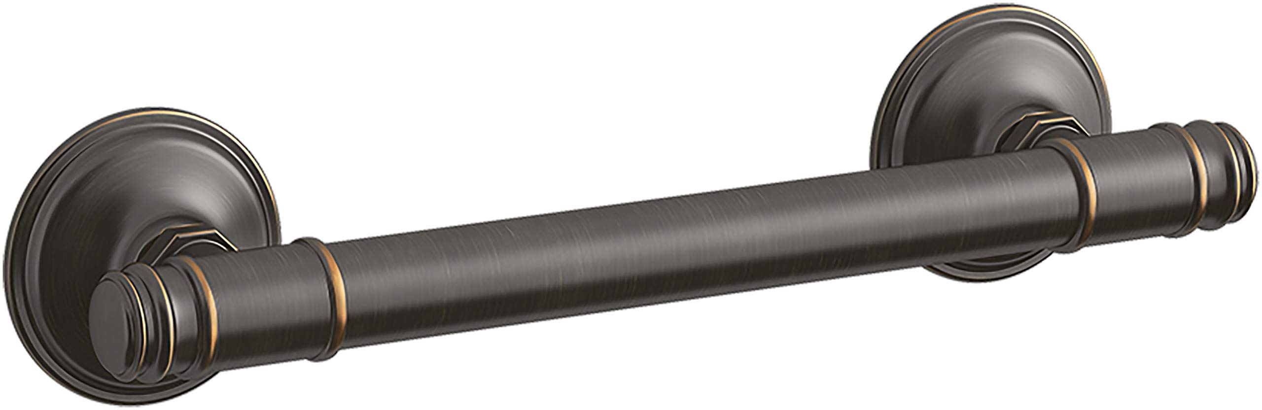 KOHLER ECLECTIC 12-Inch Grab Bar - ADA Compliant Bathroom Safety Handle for Shower, Bathtub, and Toilet - Stainless Steel with Textured Grip (Perfect for Elderly and Disabled Users)