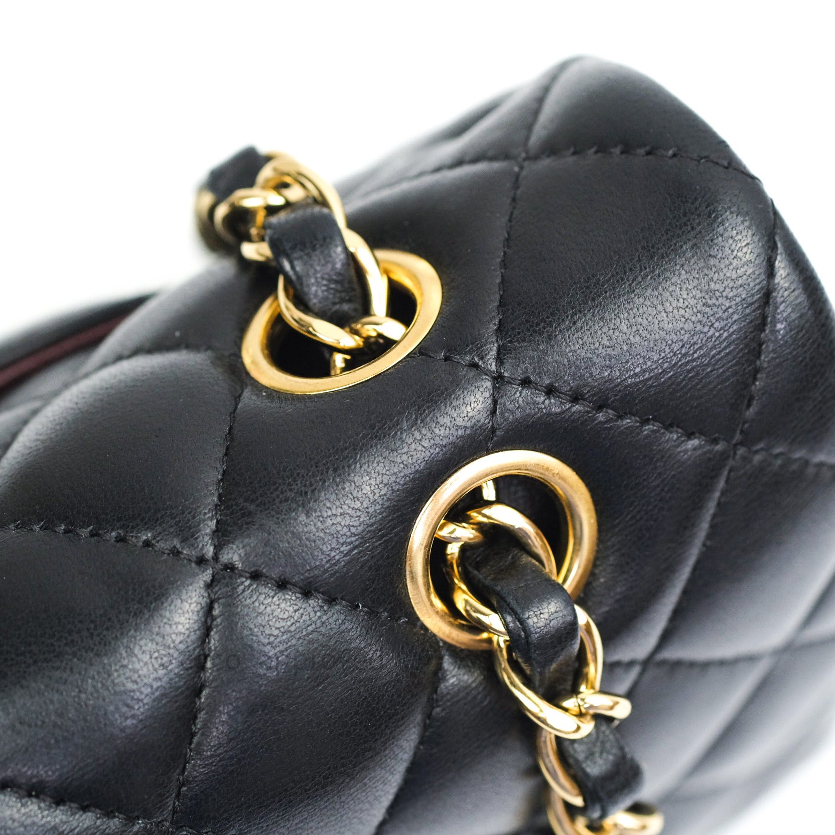 Chanel Classic Flap Bag M/L Size - Black Lambskin Leather with Gold Hardware - Luxury Handbag for Women, Perfect for Evening Events & Special Occasions