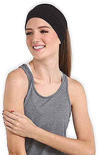 Unisex Sweat Absorbent Headband - Soft & Breathable Workout Headband for Men & Women - Perfect for Yoga, Running, Gym & Fitness Activities (Pack of 1)