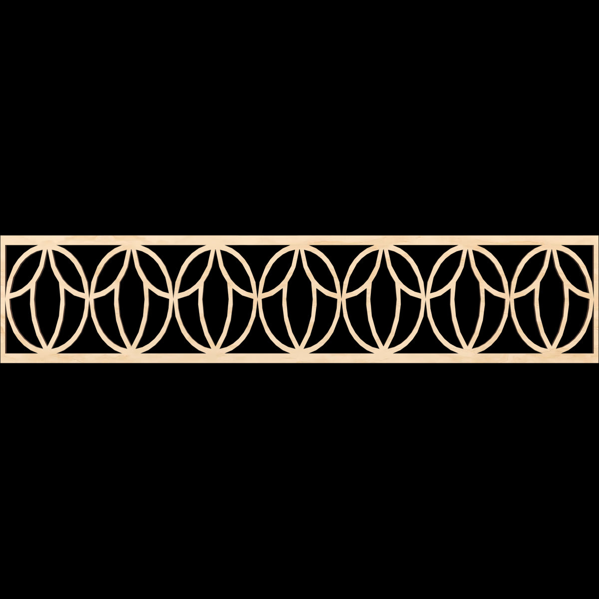 Shoshoni Fretwork Moulding - Decorative Wood Trim for Home & Furniture DIY Projects | Perfect for Wall Paneling, Cabinetry, and Interior Design
