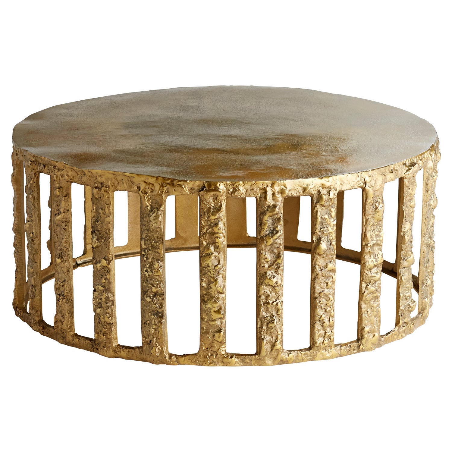 Cyan Design 11143 Lucila Gold Coffee Table - Modern Living Room Centerpiece for Home Decor & Entertaining