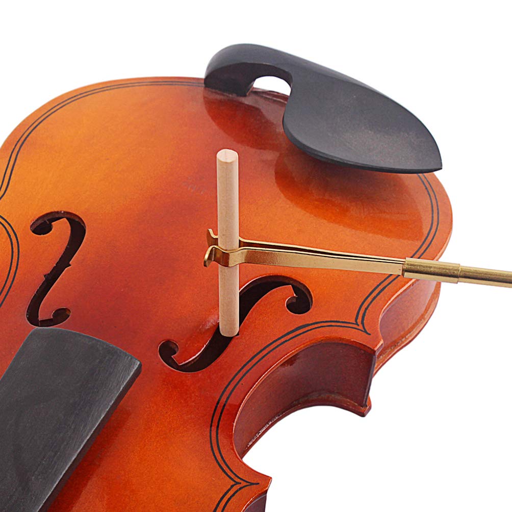 Premium Violin Repair Tool Kit - Portable Metal Sound Brass Luthier Tools for Violin & Viola - Professional Measuring Calipers, Hotfix Instruments & Accessories - Perfect for Instrument Maintenance, Setup & DIY Repairs at Home or Studio
