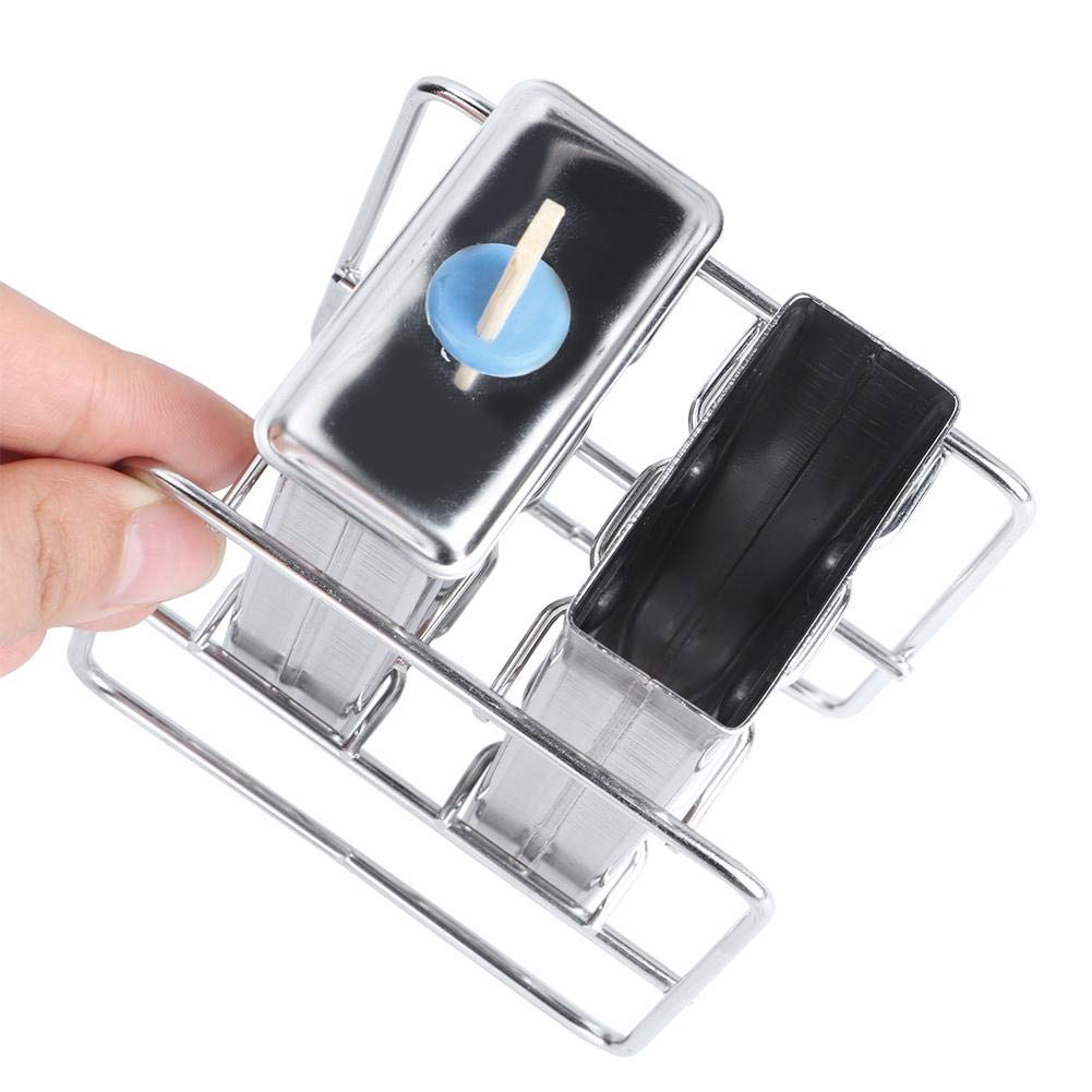 Fdit 2-Pack Stainless Steel Popsicle Molds - DIY Ice Cream & Ice Pop Maker with Round Head for Homemade Treats | Perfect for Summer Snacks, Kids Parties & Healthy Desserts